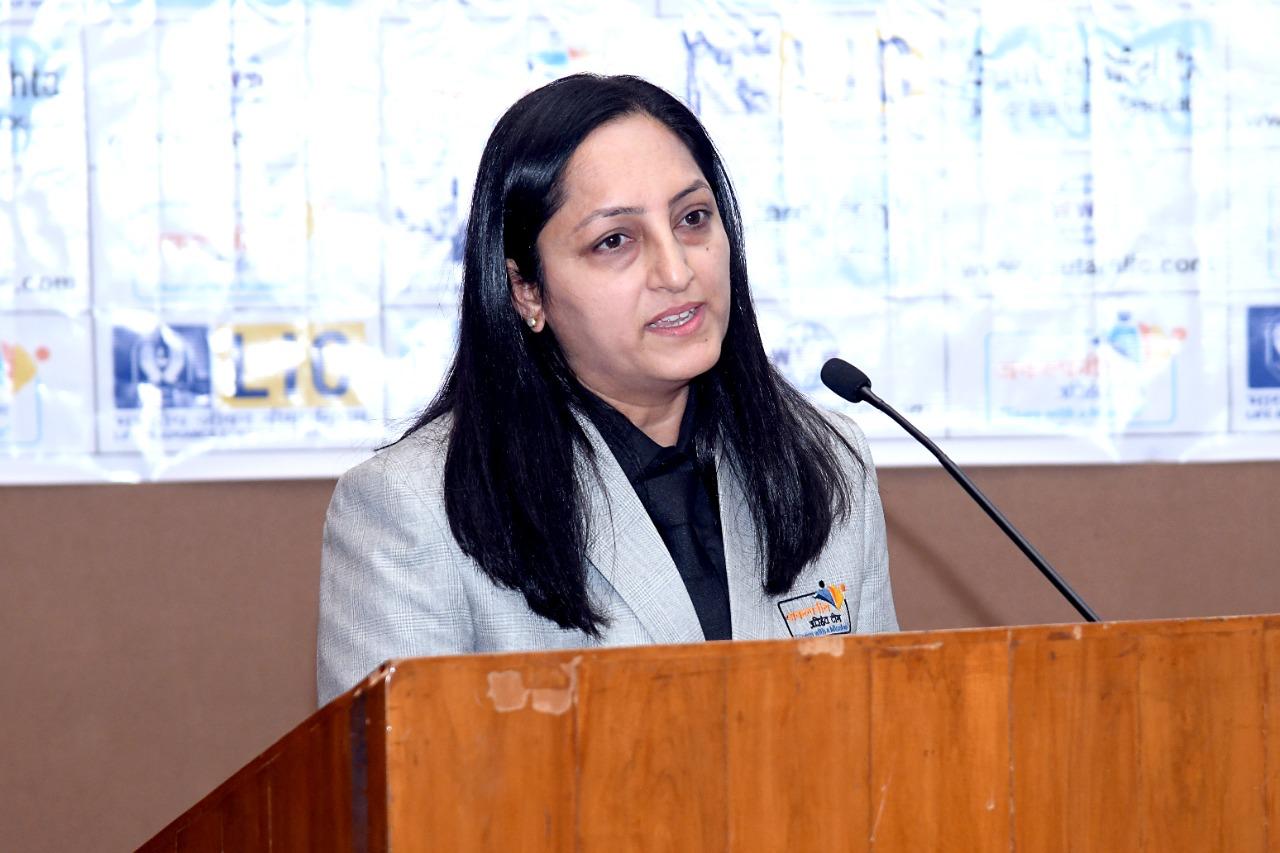 Giving Motivational Speech to team Members
